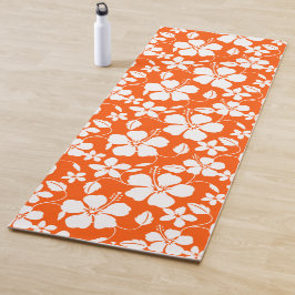 HAWAIIAN HULA (HIBISKUS) ORANGE YOGAMATTE