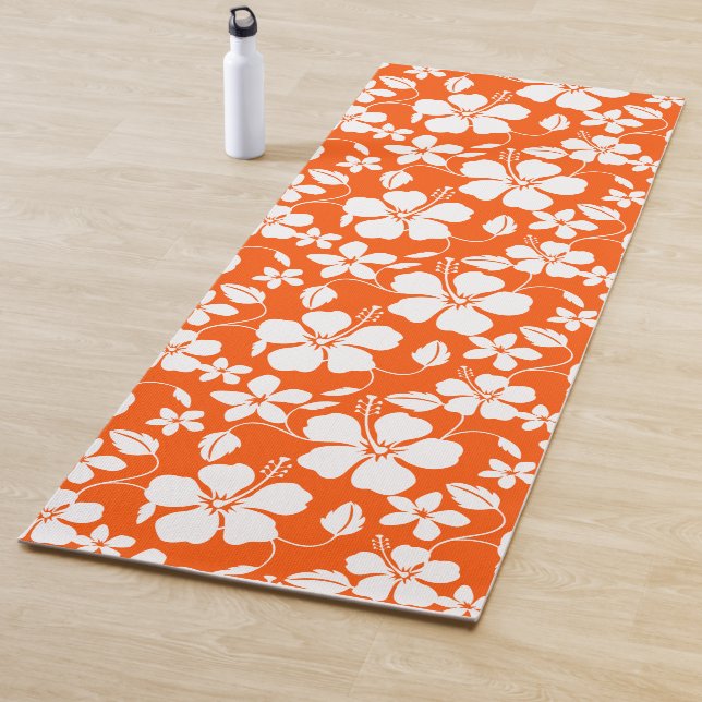 HAWAIIAN HULA (HIBISKUS) ORANGE YOGAMATTE (Beispiel)