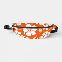 HAWAIIAN HULA (HIBISKUS) PATTER IN ORANGE
