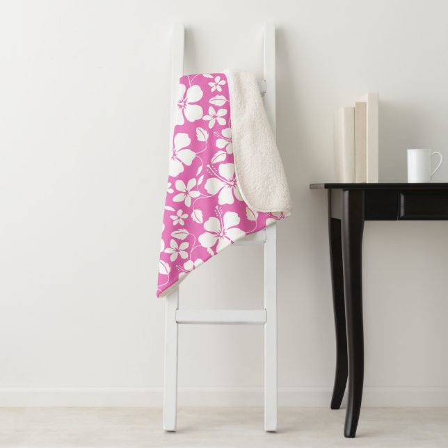 HAWAIIAN HULA (HIBISKUS) PINK SHERPADECKE (Beispiel)