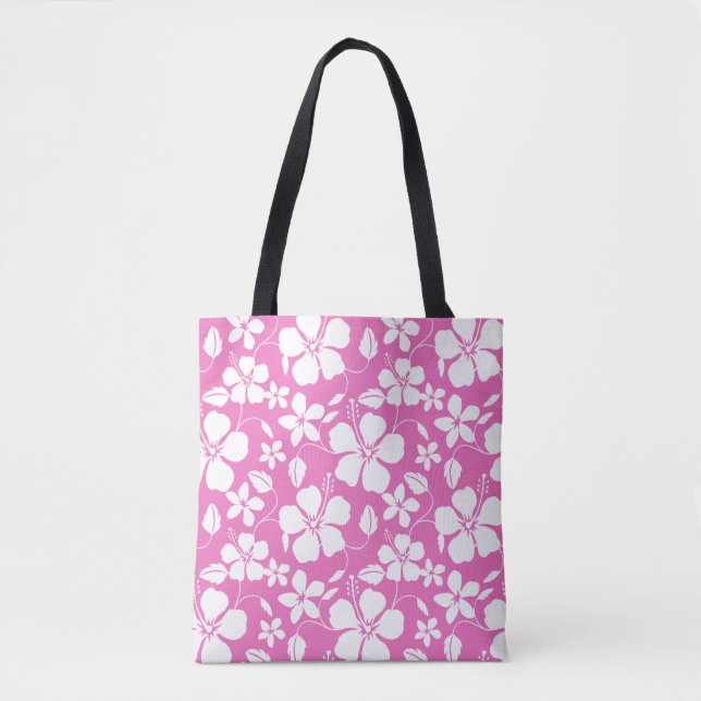 HAWAIIAN HULA (HIBISKUS) PINK TASCHE (Vorderseite)