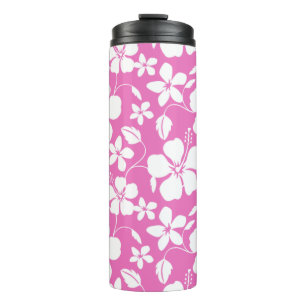 HAWAIIAN HULA (HIBISKUS) PINK THERMOSBECHER