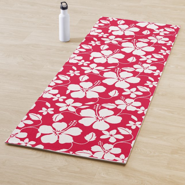 HAWAIIAN HULA (HIBISKUS) RED YOGAMATTE (Beispiel)