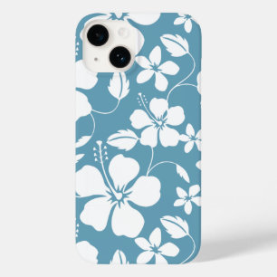 HAWAIIAN HULA (HIBISKUS) SLATE BLUE Case-Mate iPhone 14 HÜLLE