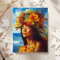 Hawaiian Island Goddess Tropical