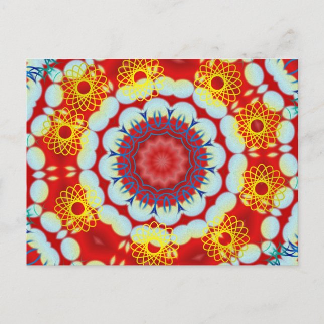 Hawaiian Kaleidoscope Postkarte (Vorderseite)