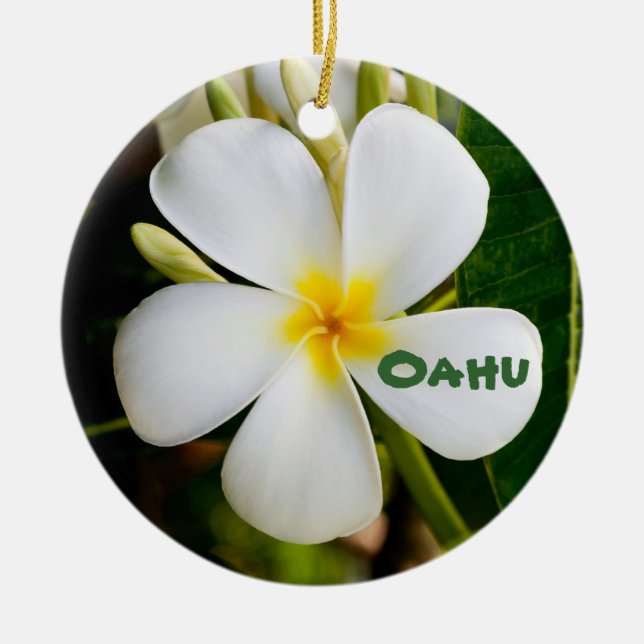 Hawaiian Keepsake Keramikornament (Vorne)