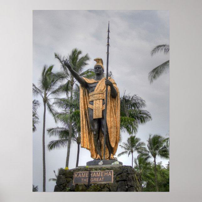 HAWAIIAN KING KAMEHAMEHA POSTER (Vorne)