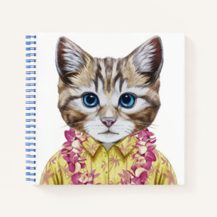 Hawaiian Kitty Cat Notizbuch