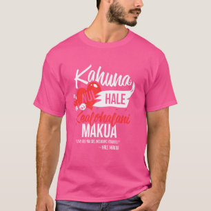 Hawaiian Language Sprichwort Themed Souvenir Graph T-Shirt