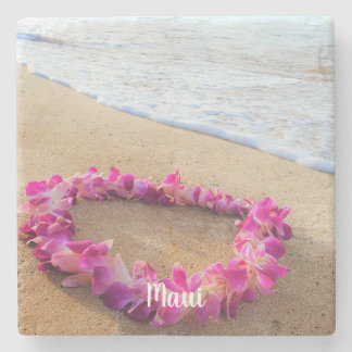 Hawaiian Lei am Sandy Beach Steinuntersetzer