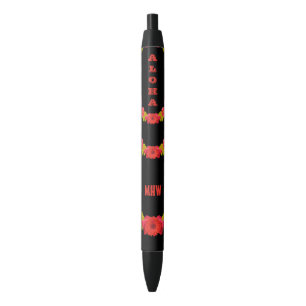 Hawaiian Lei benutzerdefinierter Monogramm-Pen Kugelschreiber