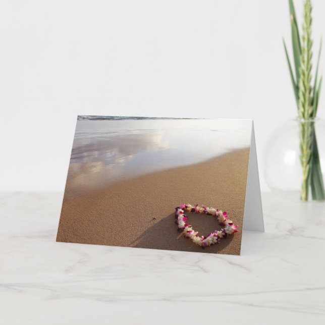 Hawaiian Lei Greeting Card Karte (Vorderseite)