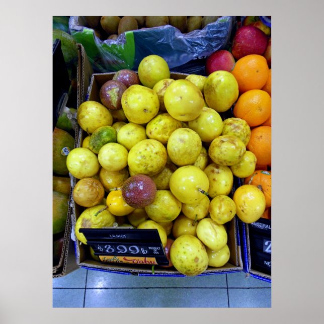 Hawaiian Lilikoi zum Verkauf Poster (Vorne)