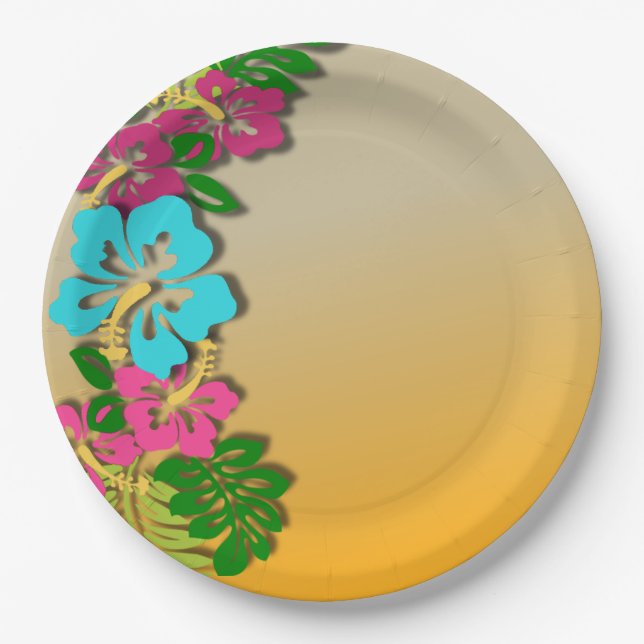 Hawaiian Luau Party Paper Teller (Vorderseite)