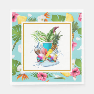Hawaiian Luau Party Serviette