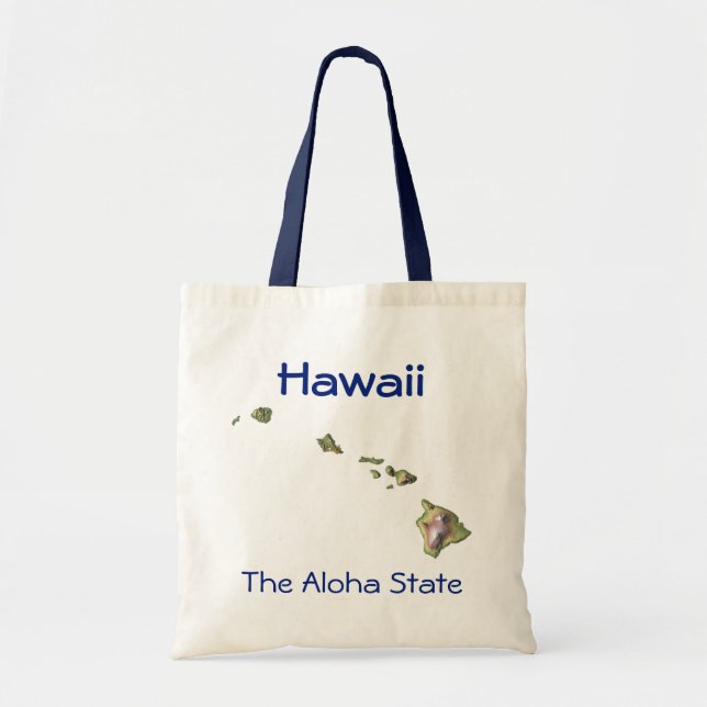 Hawaiian Map Bag Tragetasche (Vorne)