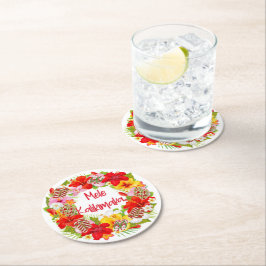 Hawaiian Mele Kalikimaka Untersetzer für Blumenkre