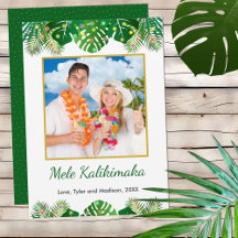 Hawaiian Mele Kalikimaka Weihnachtslicht Foto