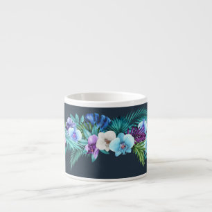 Hawaiian Midnight Orchids Espresso Tasse