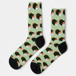 Hawaiian Musubi Sushi Food Gemustert Socken