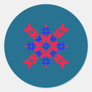 Hawaiian Ostern Runder Aufkleber