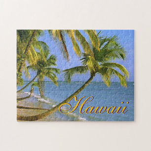 Hawaiian Palm Trees Exotic Travel Art