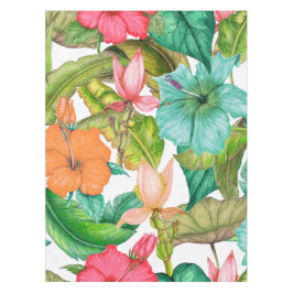 Hawaiian Paradise Hibiskus Blumenmuster Tischdecke