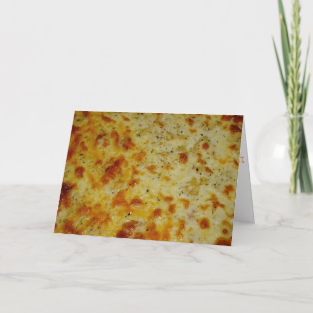 "Hawaiian Pizza" Geburtstagskarte Karte (Vorderseite)