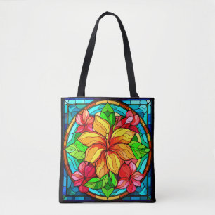 Hawaiian Plumera Blume Blumenthema Tasche