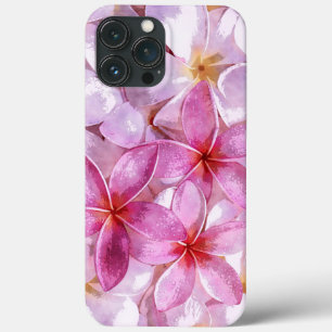 Hawaiian Plumeria Blume Wasserfarben Malerei Case-Mate iPhone Hülle