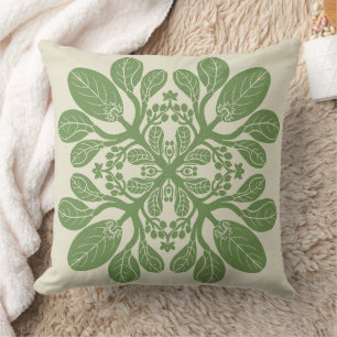 Hawaiian Quilt Naupaka-Design Kissen