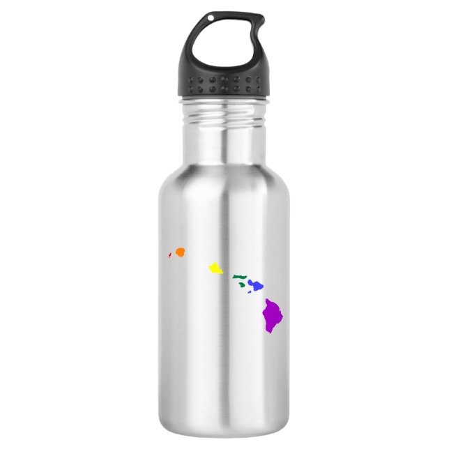 Hawaiian Rainbow Trinkflasche (Vorderseite)