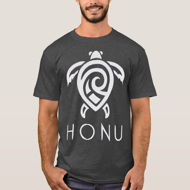Hawaiian Sea Turtle Honu Hawaii Novelty T-Shirt (Vorderseite)