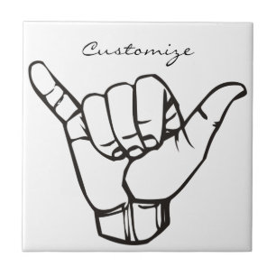 Hawaiian Shaka Brah Wave Thunder_Cove Fliese