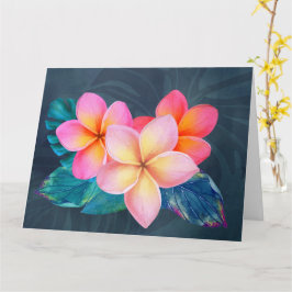 Hawaiian Sunrise Plumeria Karte