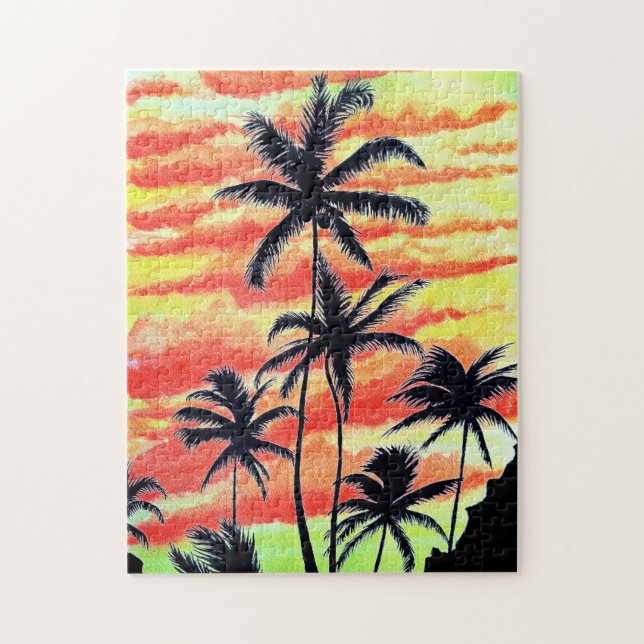 Hawaiian Sunset Coco Palms (Vertikal)