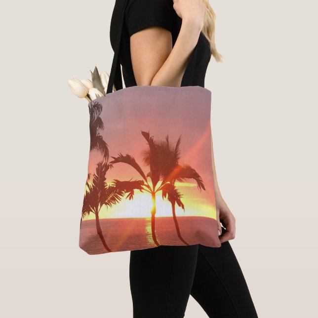 Hawaiian Sunset Foto entworfen Tote Bag Tasche (Von Nahem)