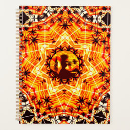 Hawaiian Sunset Hula Palms Planer