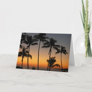 Hawaiian Sunset Karte