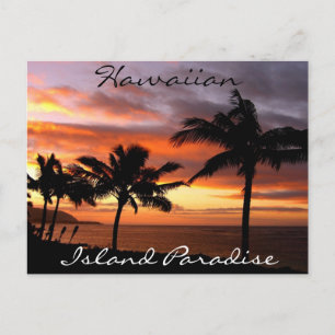 Hawaiian Sunset Postkarte