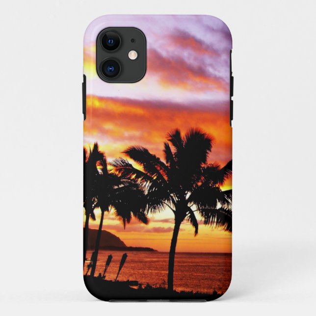 Hawaiian Sunset Print Case-Mate iPhone Hülle (Rückseite)