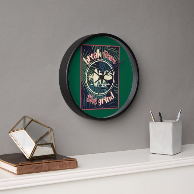 Hawaiian Surf BFTG Clock Uhr (Büro)