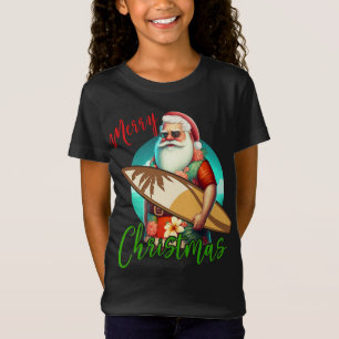 Hawaiian Surfing Weihnachten Pajama Hawai T-Shirt
