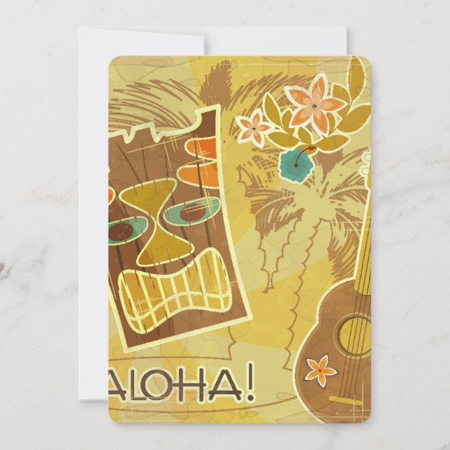 Hawaiian Tiki Mask (Vorderseite)