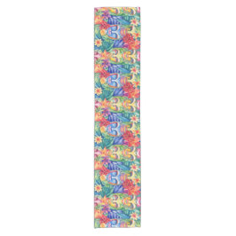 Hawaiian Tiki Mask Kurzer Tischläufer
