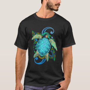 Hawaiian Tribal Maori Ocean Animal Polynesian Sea T-Shirt