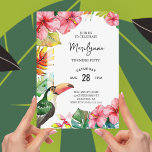 Hawaiian Tropical 50. Geburtstag Einladung<br><div class="desc">Erstellen Sie Ihre eigene Geburtstagsfeier-Einladung! Personalisieren Sie dieses Design mit Ihrem eigenen Text. Sie können dieses Design weiter anpassen,  indem Sie den Link "Weitere Anpassung" auswählen,  falls gewünscht.</div>