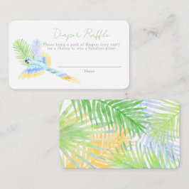 Hawaiian Tropical Birds Babydusche Windeln Windeln Begleitkarte