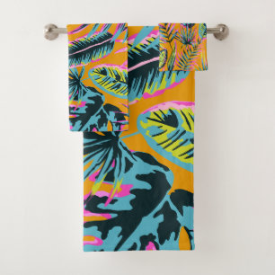 Hawaiian Tropical Feuilles Et Plante Imprimer Moti